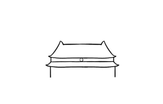 北京天安门简笔画怎么画教程图片