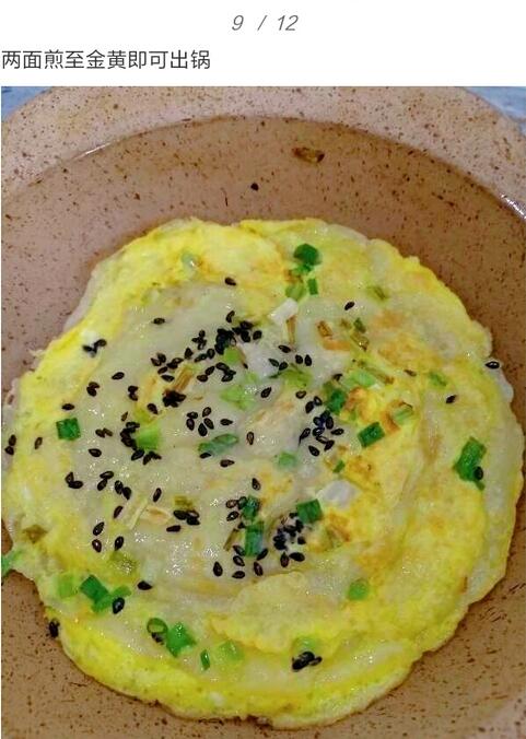 宝宝吃葱花鸡蛋饼制作方法