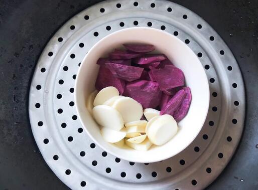 宝宝紫薯的吃法：紫薯芋泥年糕