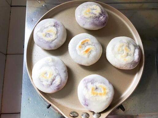 宝宝紫薯的吃法：紫薯芋泥年糕