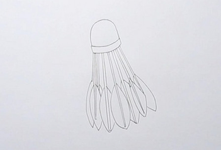 羽毛球简笔画怎么画步骤图片