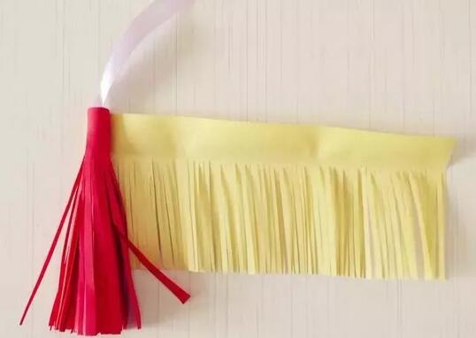 幼儿园卡纸鞭炮手工制作串鞭炮步骤图片