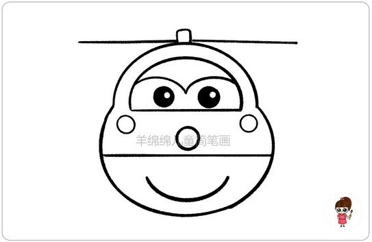 《超级飞侠》乐迪简笔画教程图片