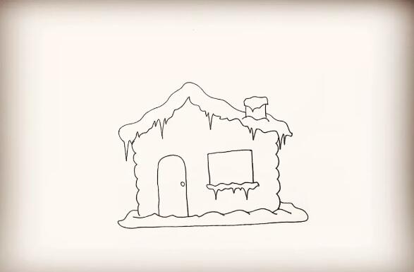 小雪屋简笔画教程图片