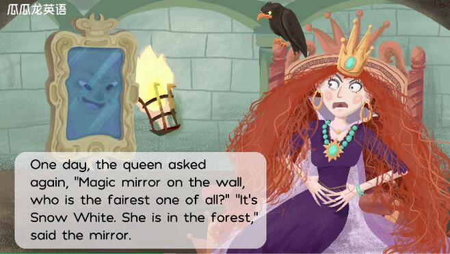 《snow white》白雪公主的故事英文版带翻译