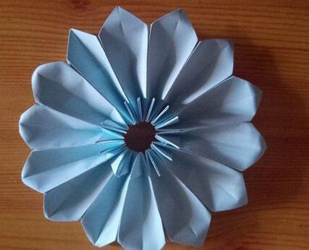 折纸菊花步骤图解