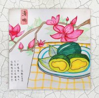 清明节儿童画+手抄报素材