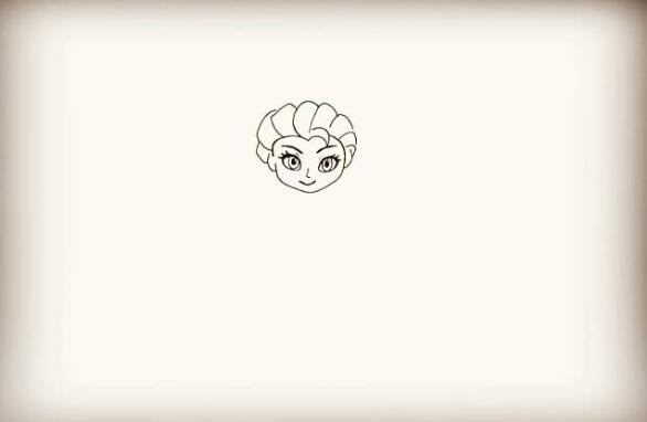 爱莎公主简笔画怎么画简单