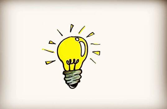 生活用品灯泡简笔画教程图片