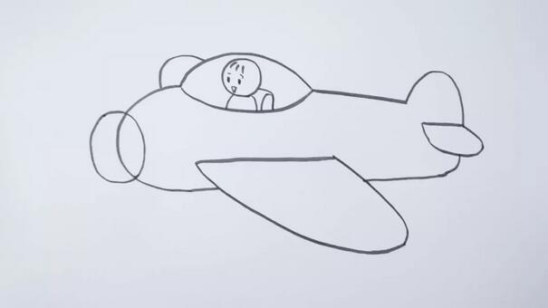 飞机简笔画教程图片