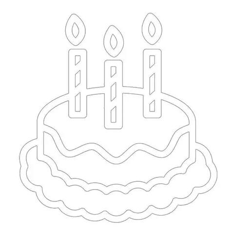 超多生日蛋糕简笔画集合