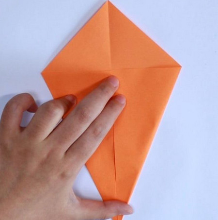 母鸡手工折纸步骤图解