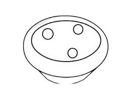 蛋挞简笔画怎么画步骤图片