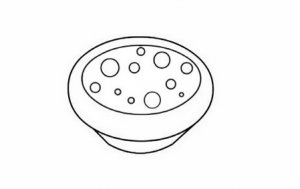 蛋挞简笔画怎么画步骤图片