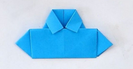 衬衫手工折纸步骤图解