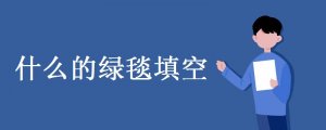 什么的绿毯填合适词语