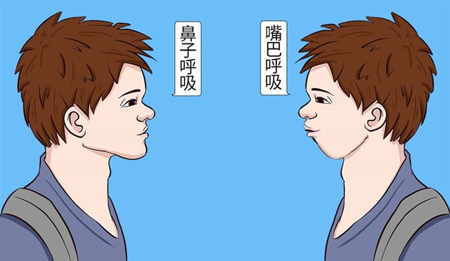 儿童张口呼吸的危害