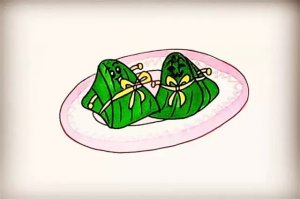 儿童画粽子怎么画简笔画