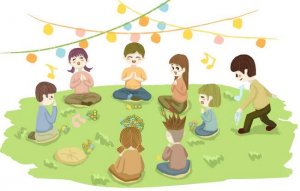 丢手绢游戏规则