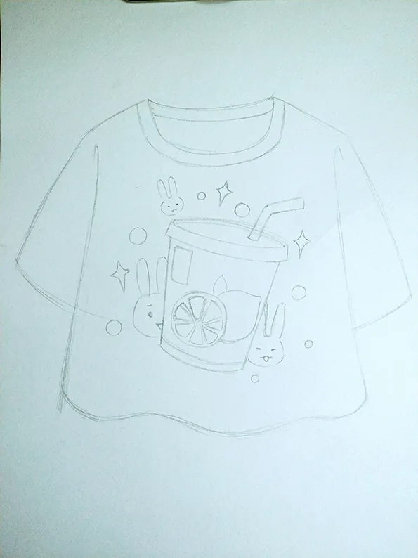 少儿美术课程《夏日T恤》