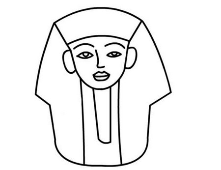 古埃及法老简笔画色彩