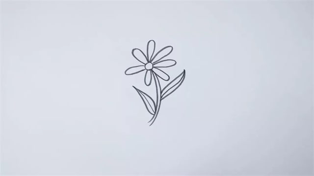 七色花简笔画教程图片