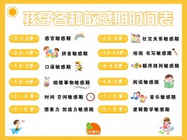 捕捉儿童敏感期（3-6岁）