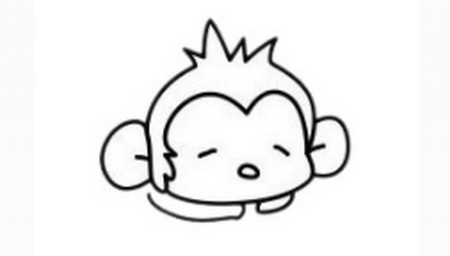 猴子简笔画怎么画步骤图片