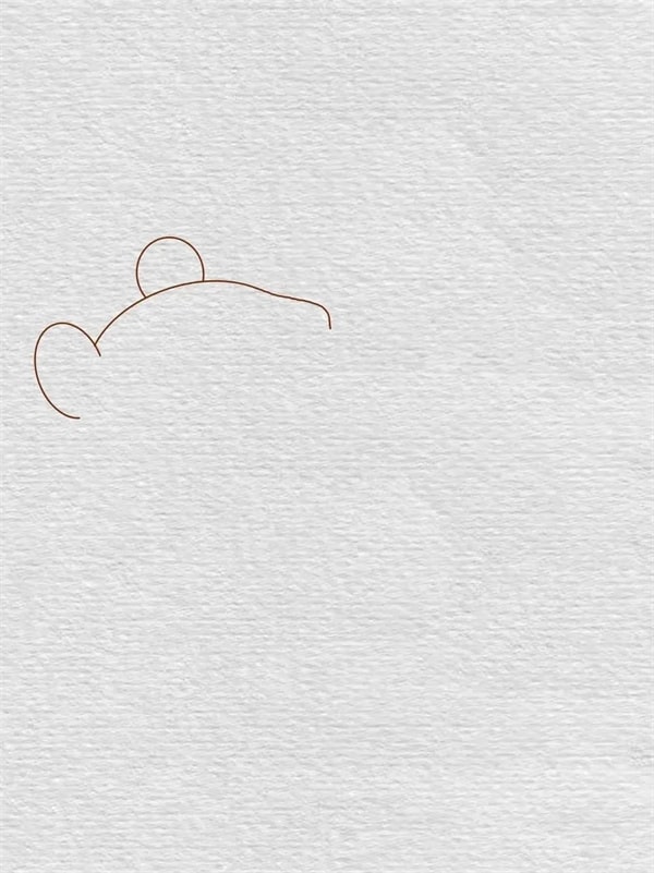 超可爱的小熊维尼简笔画教程图片