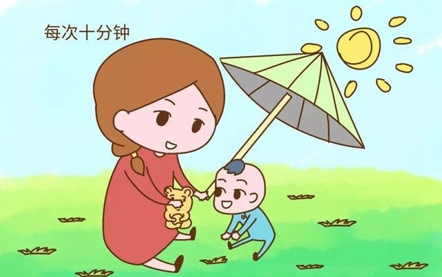 新生儿晒太阳的科学方法