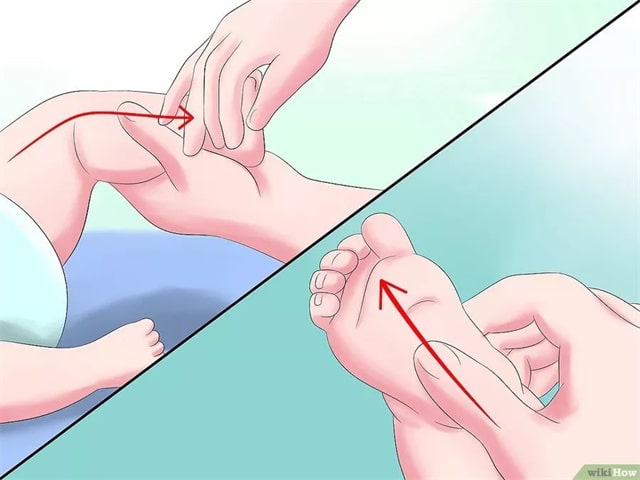 0-1岁婴儿抚触操全套图文教程