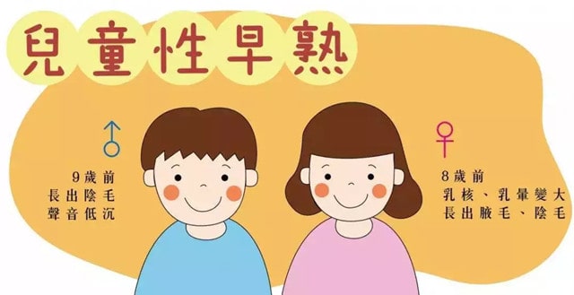 儿童性早熟症状
