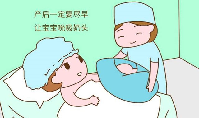 宝宝尽早吮吸乳房有利于开奶