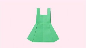 连衣裙折纸怎么折