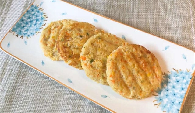 鲜虾猪肉米饭饼的做法 10个月宝宝辅食食谱