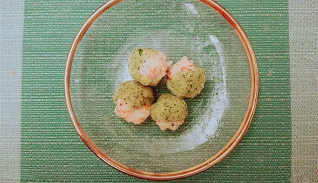 土豆菠菜虾仁丸子的做法 一岁宝宝食谱