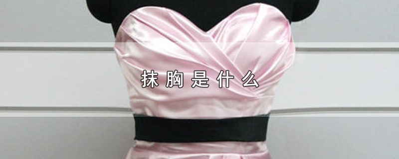 抹胸式文胸是什么