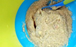 三文鱼蔬菜米糊的做法 六个月宝宝辅食食谱