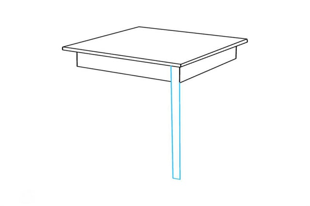 生活用品桌子简笔画教程图片