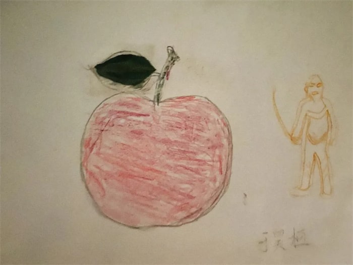 树叶画手工贴画幼儿园