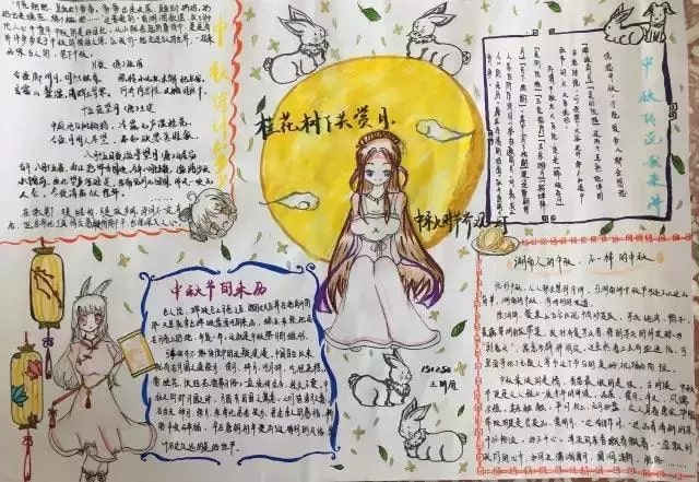 中秋节手抄报图片大全