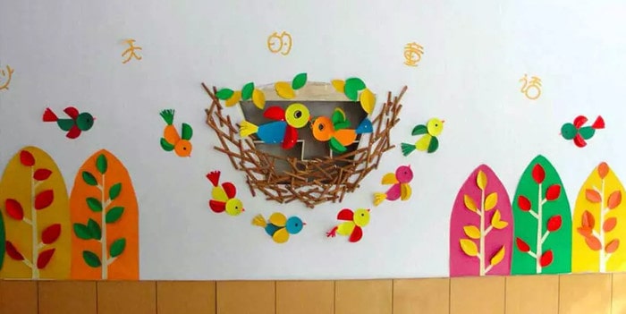 幼儿园秋天主题墙和墙饰图片