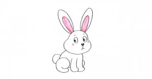 中秋节玉兔简笔画怎么画图片