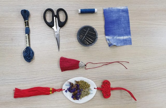 菱形香包的做法手工制作