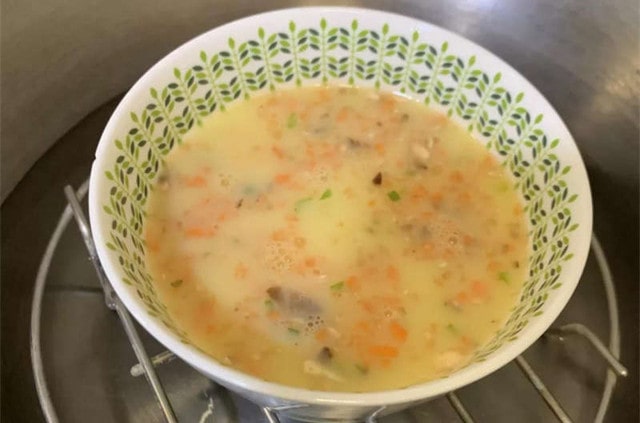 蔬菜肉末炖蛋的做法 10个月宝宝辅食食谱