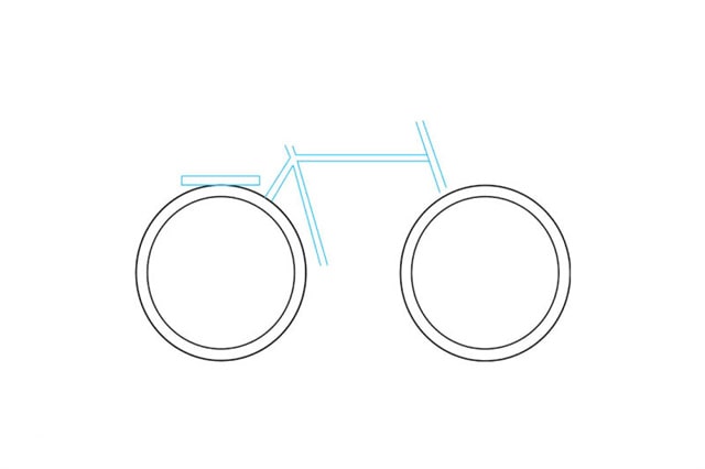 自行车简笔画怎么画图片教程