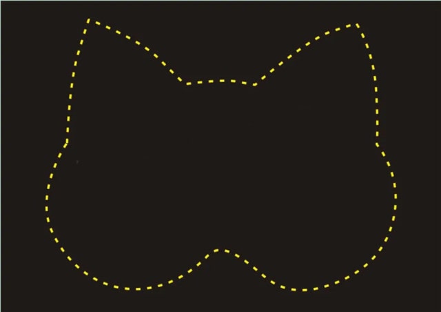 万圣节黑猫面具制作方法