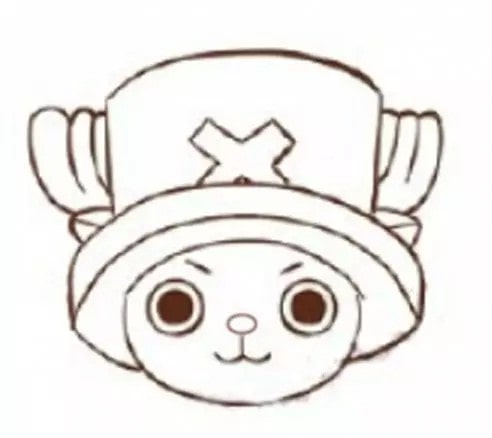 海贼王乔巴简笔画怎么画图片