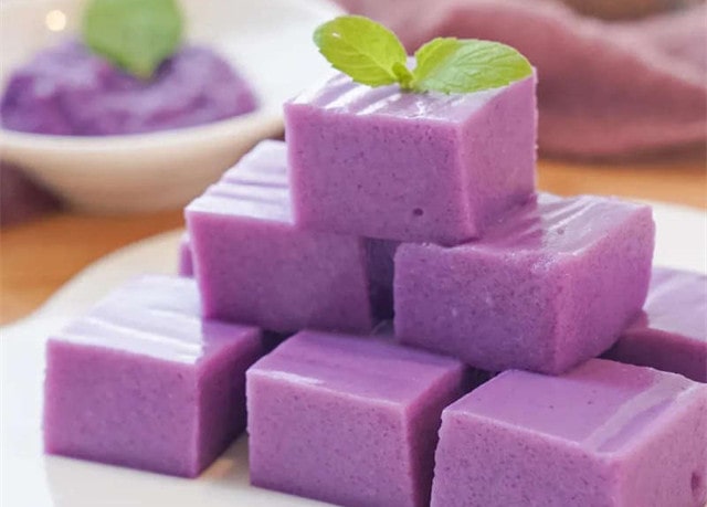 紫薯凉糕的做法 两岁宝宝食谱