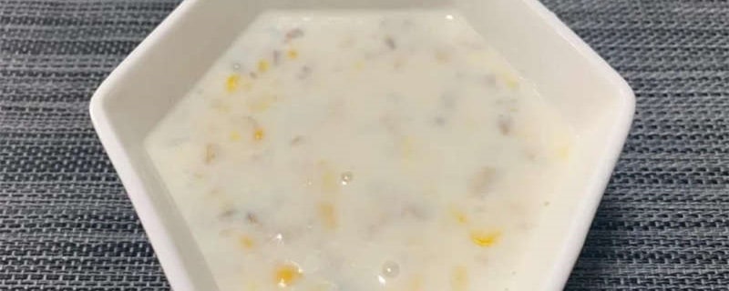 奶香蘑菇浓汤的做法 十个月宝宝食谱